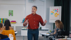 Jonas Sundquist Actor - Photo - Acting - Kursledare - Repliker - On-Set - Unionen - December 2021