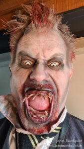 Jonas Sundquist Actor - Photo - Acting - Zombie - Lines/Repliker - On-Set - Halloween Furuviksparken - Oktober 2022